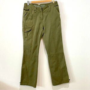 Cargo Military Pants Stitching Details  in Olive Green Size L/XL Temster “Young”